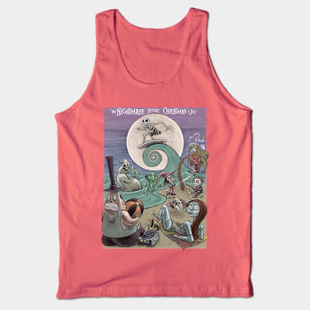 Nightmare Before Christmas in July Tank Top by majanation